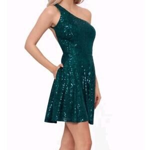 Blondie Nites | Dresses | Juniors Embellished Pocket Gown Emerald Green |  Poshmark